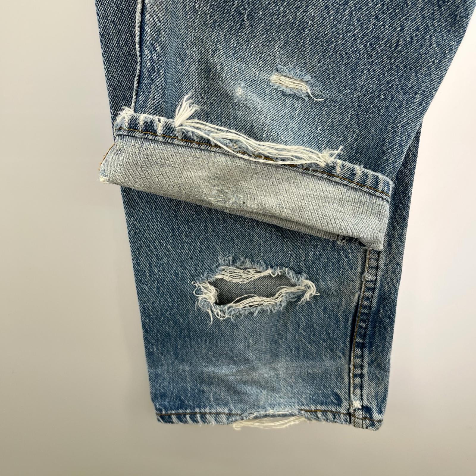 デニムパンツ USA製 501 W33L34 33 ブルー
