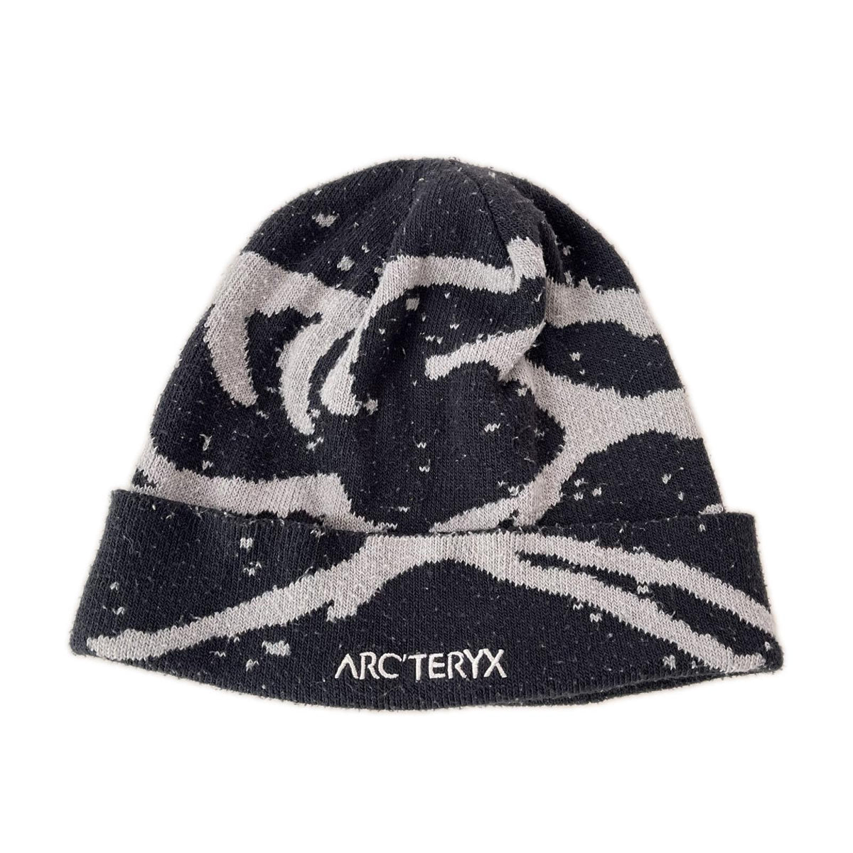 ニットキャップ Grotto Toque 総柄 ブラック