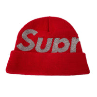 ニットキャップ Reflective Big Logo Beanie レッド