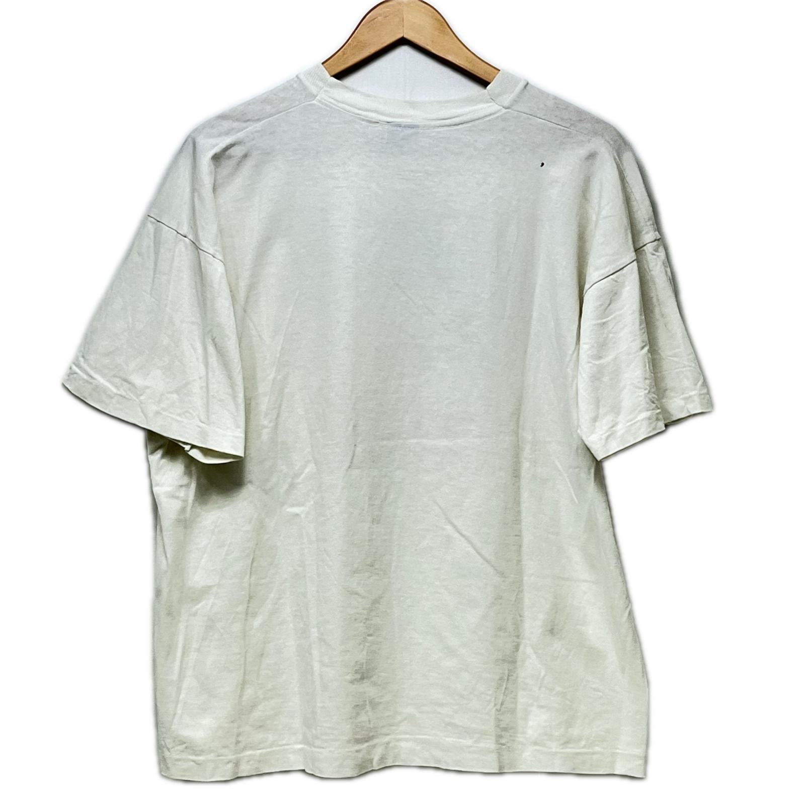 半袖Tシャツ 90s CRUZCAMPO ビール企業 サーフプリントTee ホワイト ホワイト