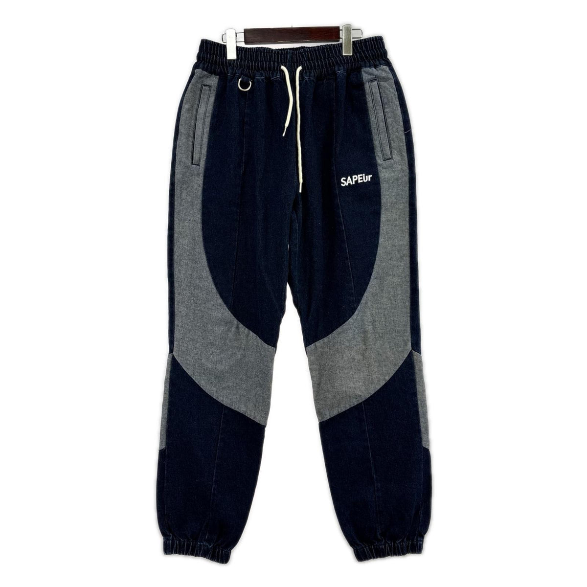 デニムパンツ デニムトラックパンツ XL ネイビー