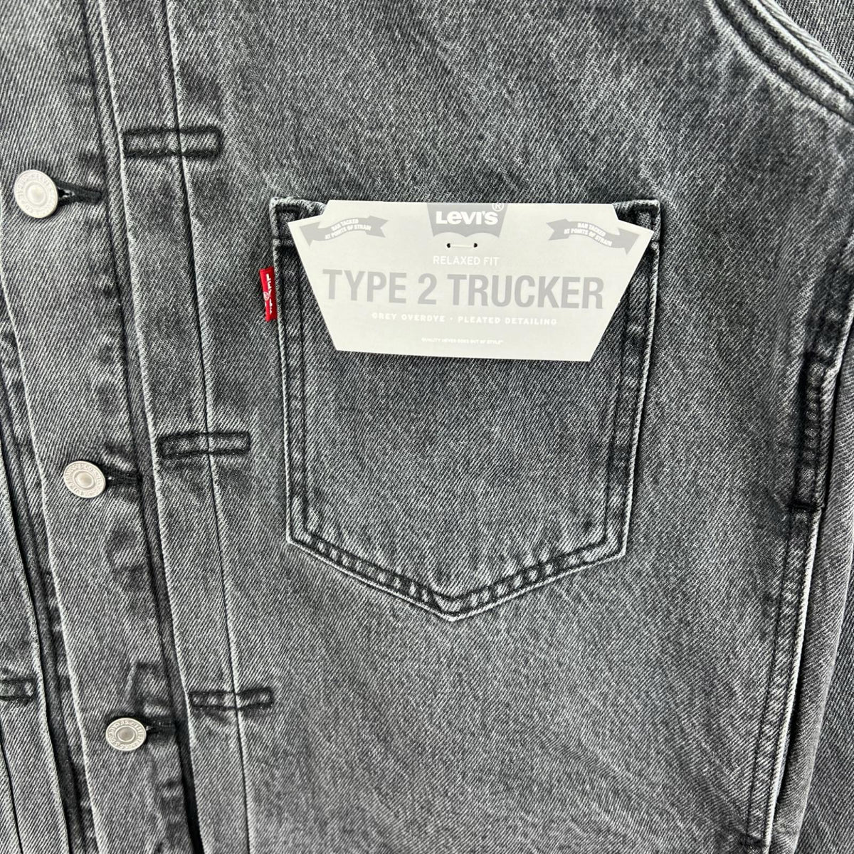 デニムジャケット Levi's EDIFICE別注 2ndTYPE デニムジャケット L グレー L ブラック