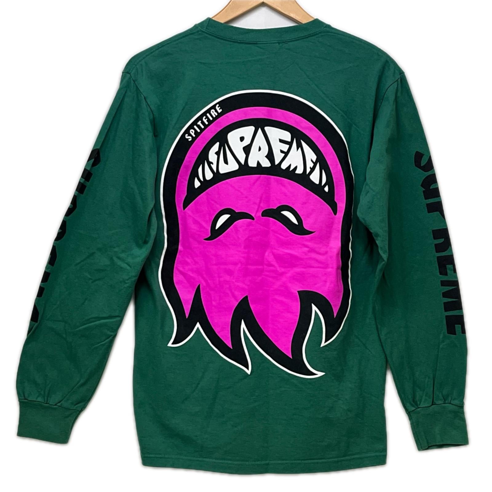 長袖Tシャツ Supreme Spitfire L/S Tee Light Pine S グリーン S グリーン