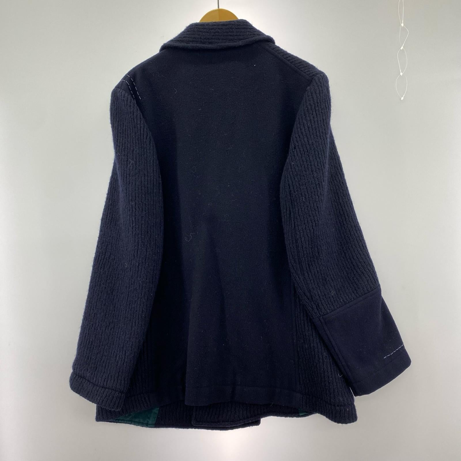 ジャケット ダブルブレストコート 紺 2 M ネイビー