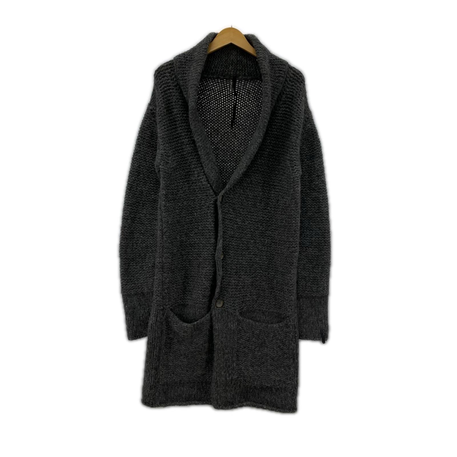 カーディガン ロングカーディガン グレー L L グレー