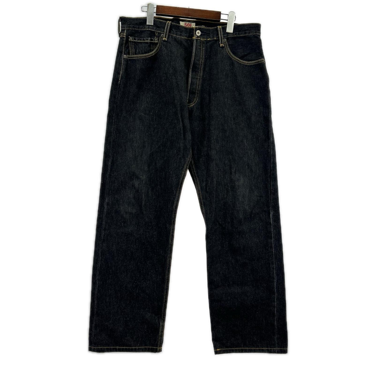 デニムパンツ Levi's 501 メキシコ製 デニムパンツ W36L32 ブラック