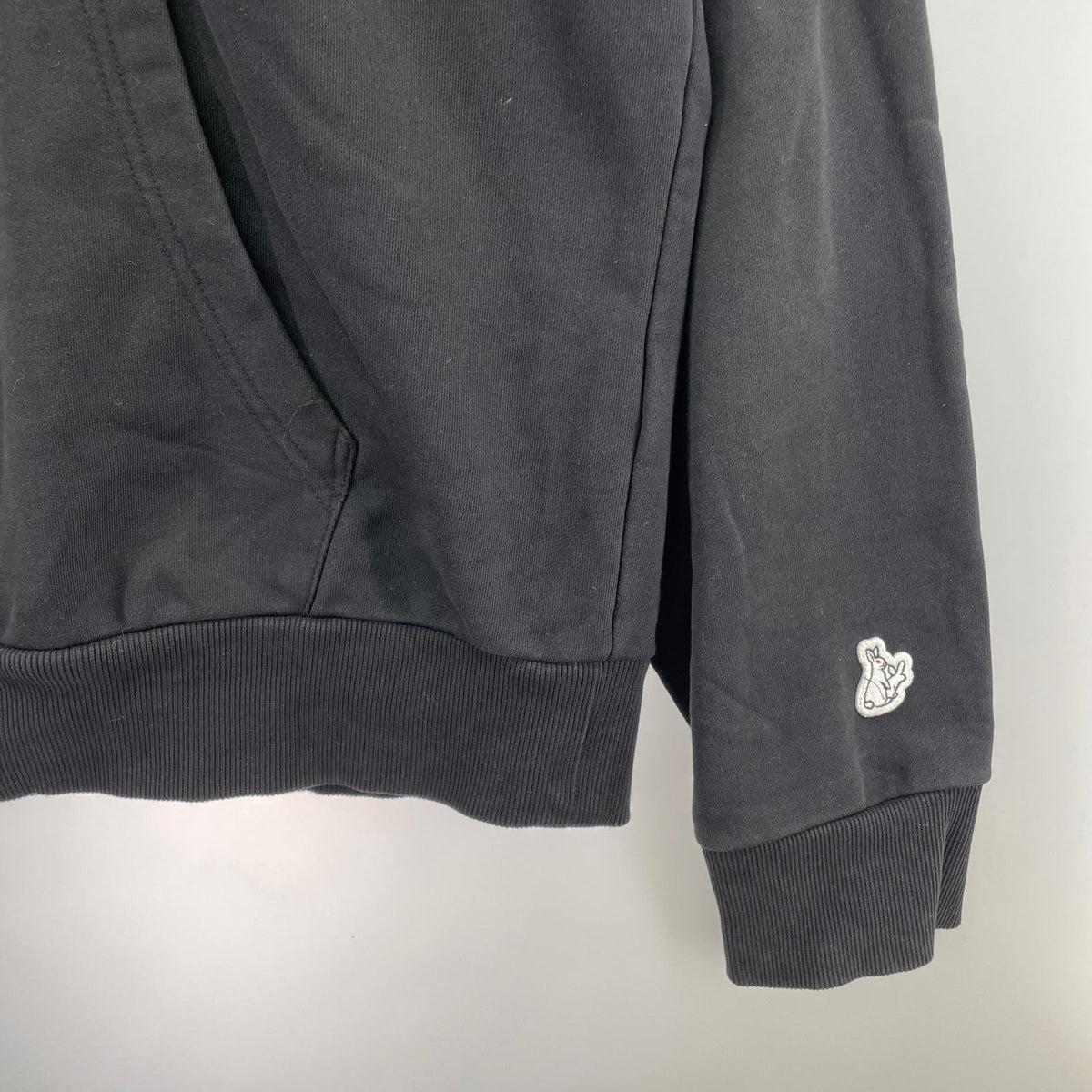 パーカー DIESEL×FR2×GR8 ファイヤーパターン ロゴプリントパーカー XL ブラック ブラック