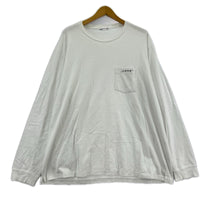 長袖Tシャツ LAD MUSICIAN 24AW 人間失格 ポケットロンTee 46 ホワイト ホワイト
