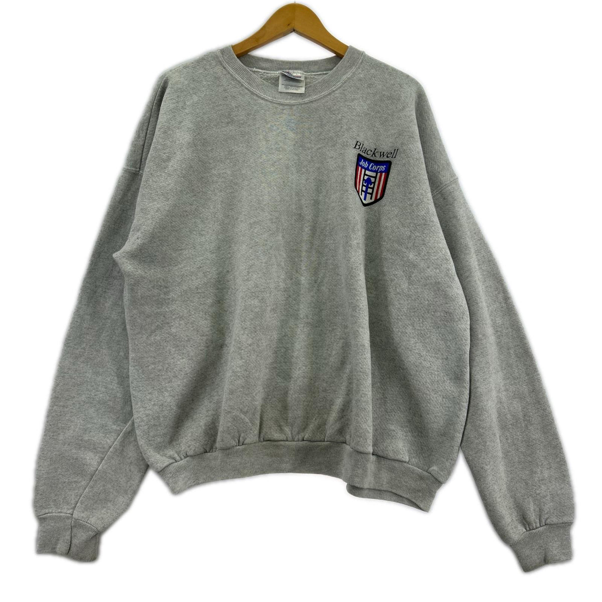 スウェット 90s Hanes Black well 職業訓練プログラム スウェット XXL グレー グレー