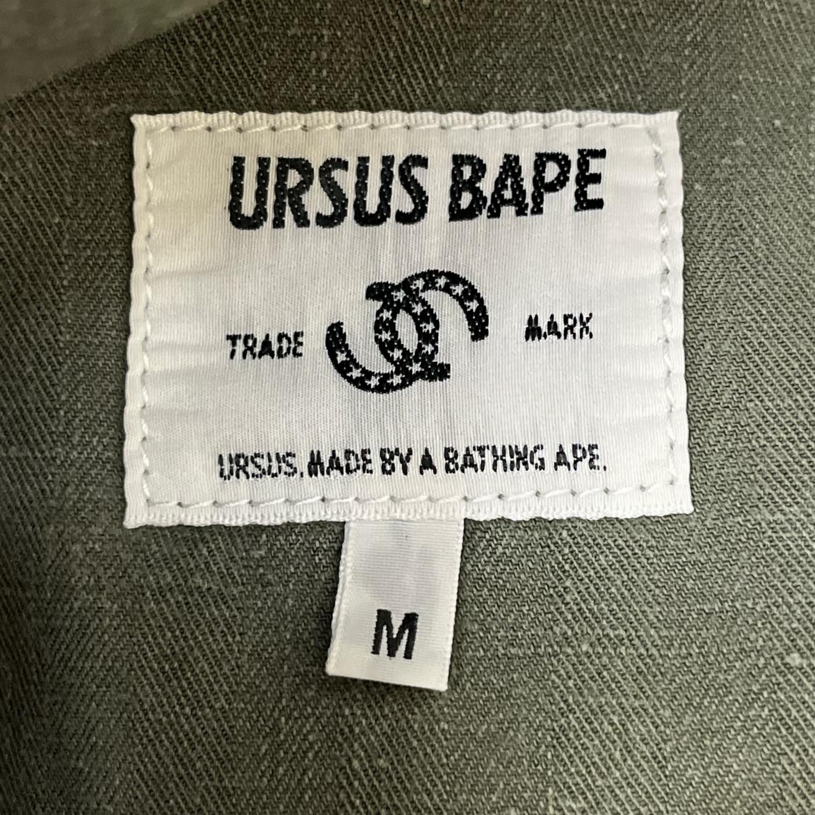 パンツ A BATHING APE URSUS BAPE ミリタリーパンツ M カーキ M