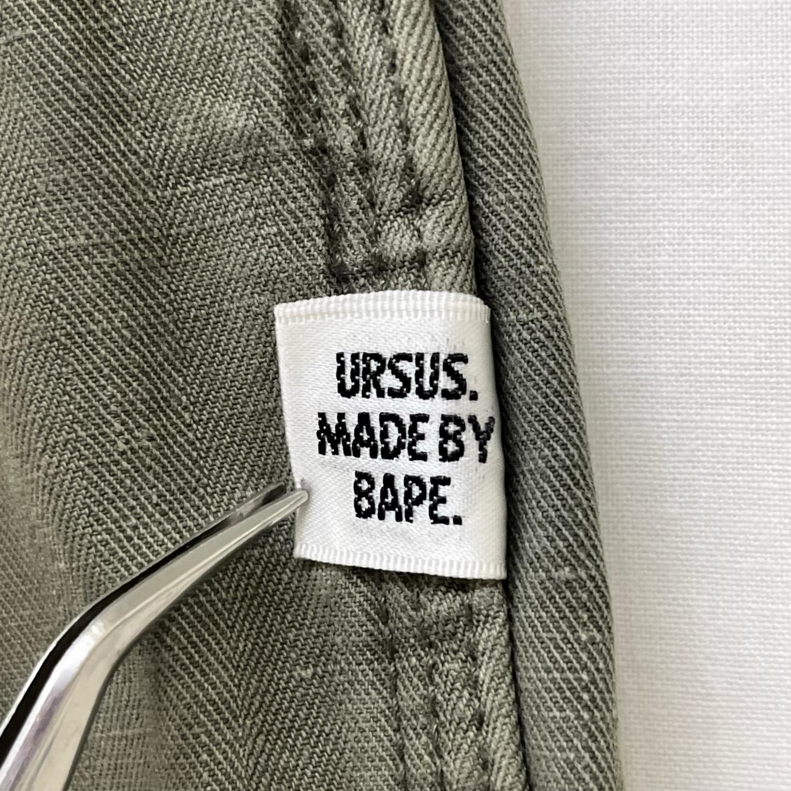 パンツ A BATHING APE URSUS BAPE ミリタリーパンツ M カーキ M
