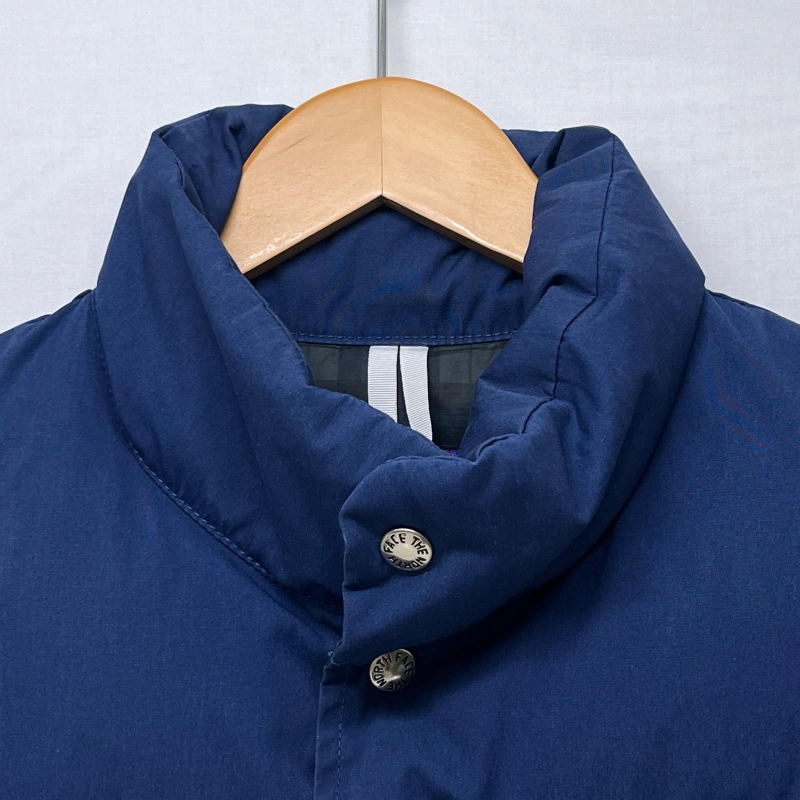 ダウンベスト THE NORTH FACE PURPLE LABEL 65/35 ベイヘッドクロス ダウンベスト S ネイビー S