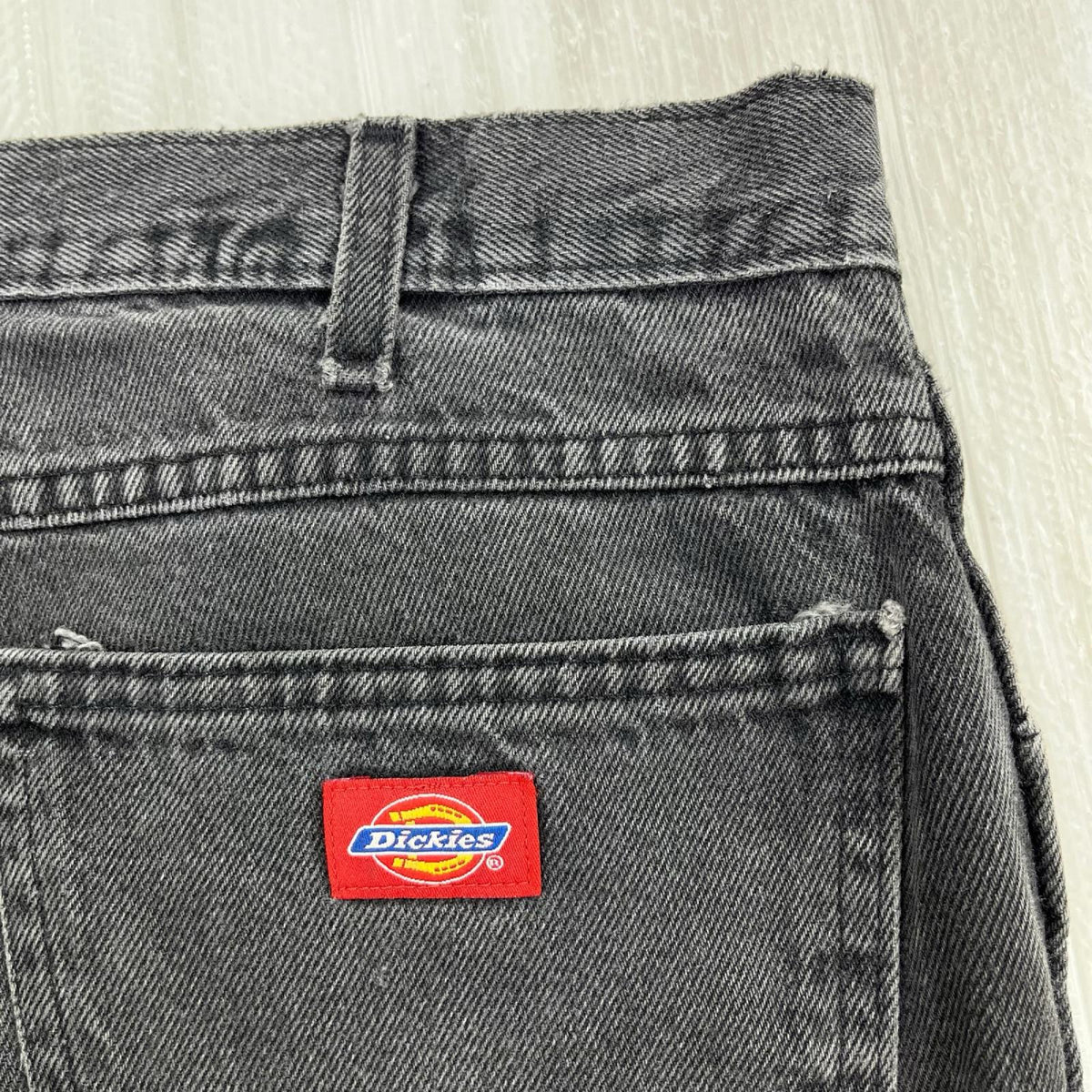デニムパンツ Dickies 00s メキシコ製 後染め ブラックデニム ブラック
