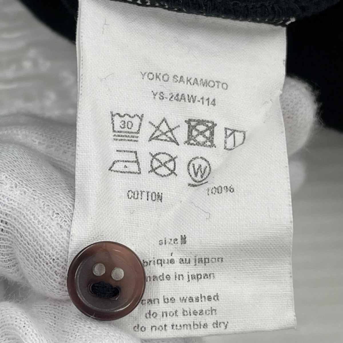 長袖Tシャツ YS-24AW-114 M ブラック
