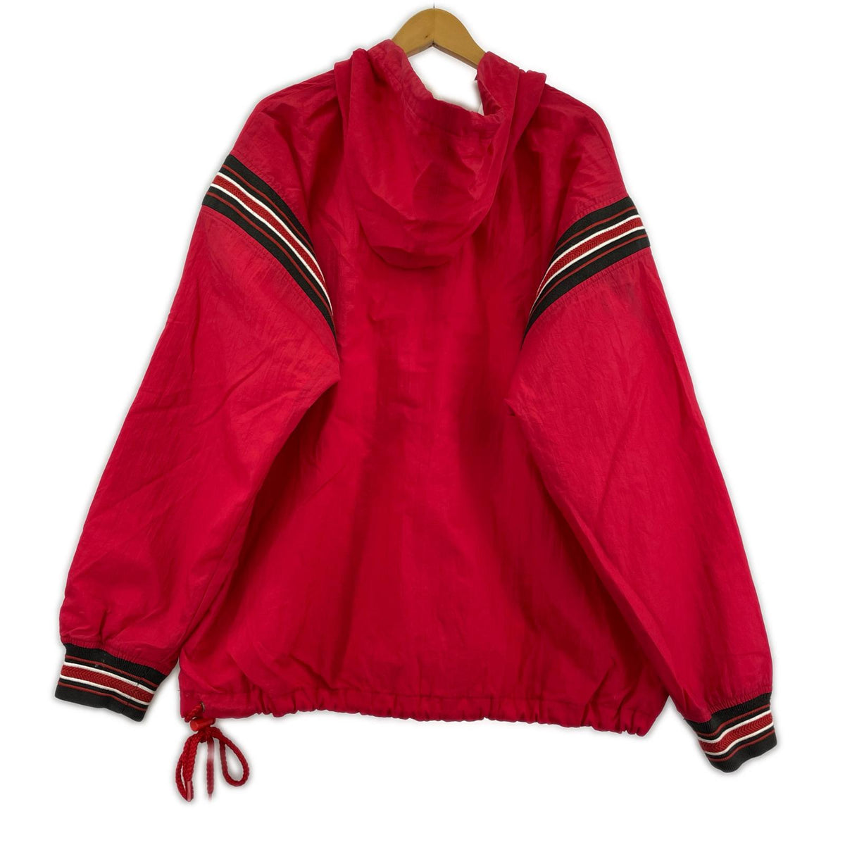 ジャケット Champion ハーフジップナイロンジャケット レッド