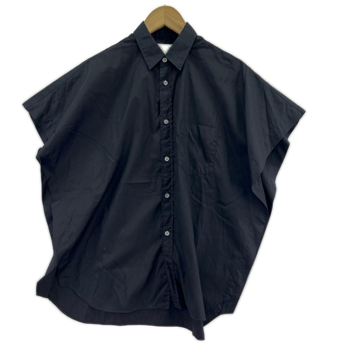 長袖シャツ COMME des GARCONS デザイン シャツベスト XS 黒 XS 黒 ブラック