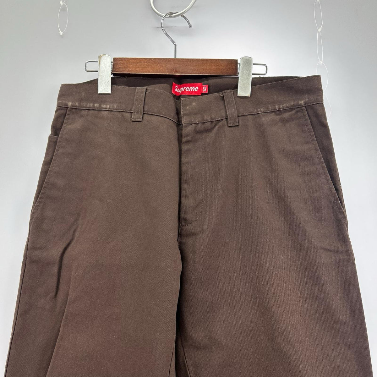 パンツ Supreme ワークパンツ 32 ブラウン ブラウン
