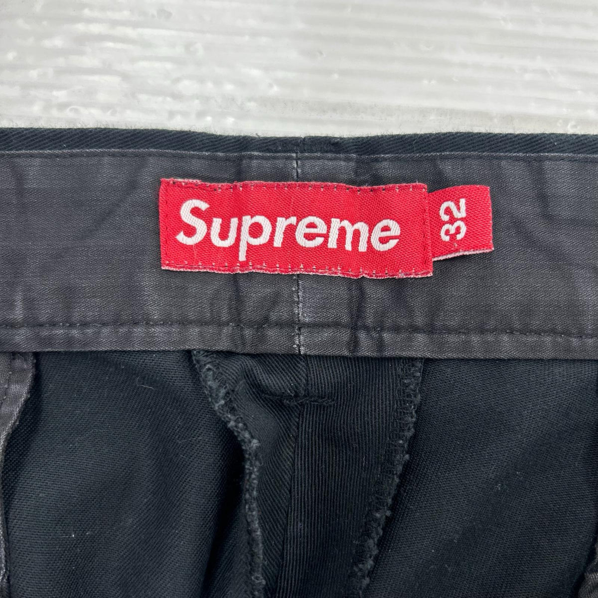 パンツ Supreme ワークパンツ 32 ブラック ブラック