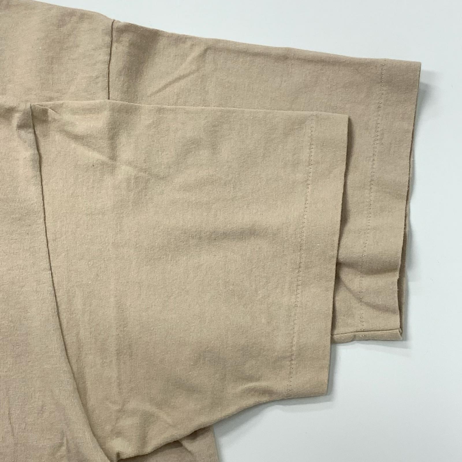 半袖Tシャツ STUSSY 90s 紺タグ ライオンクレスト プリントTee L ベージュ L ベージュ