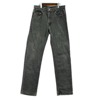 デニムパンツ Levi's 505 USA 先染め (35) ブラック