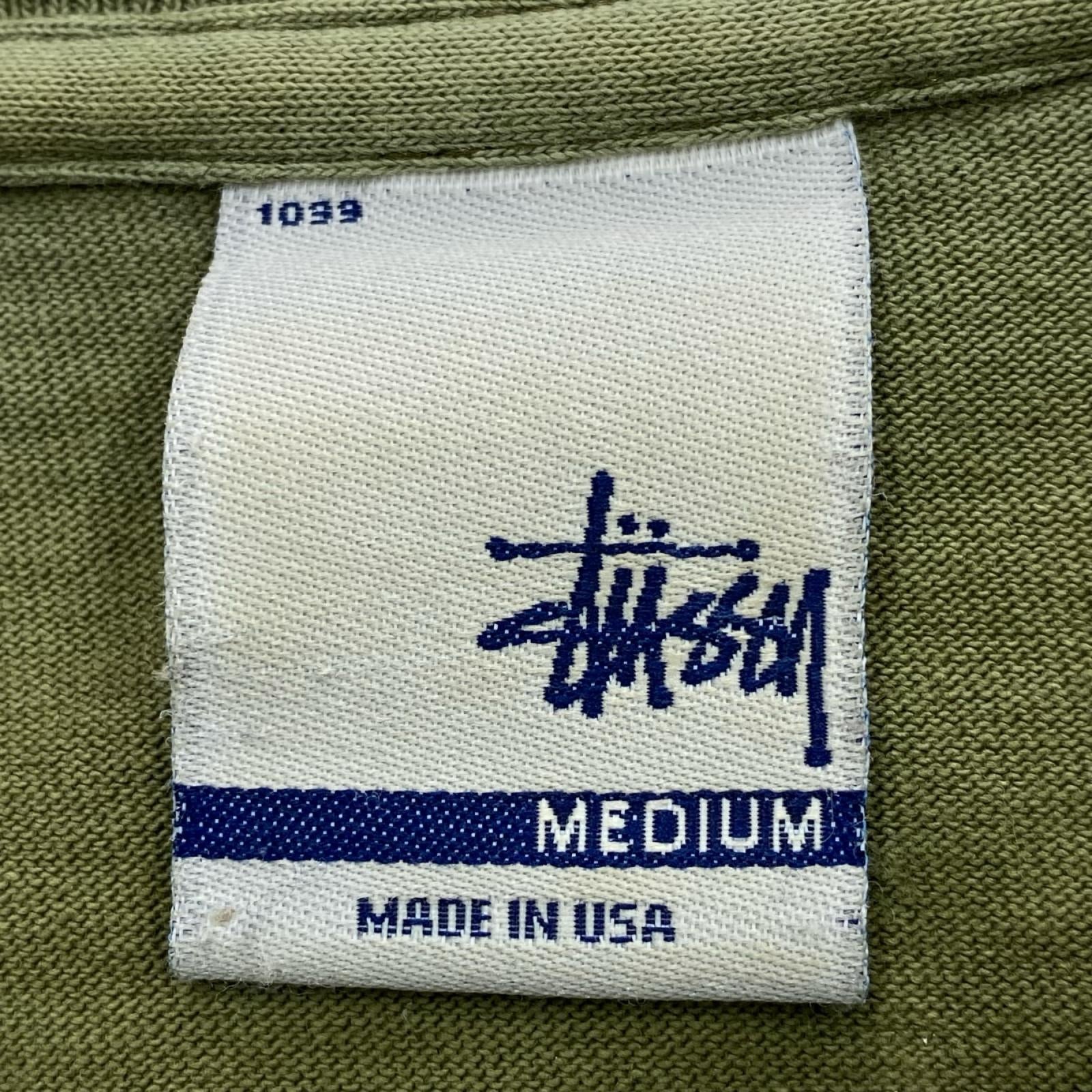 長袖Tシャツ 90-00s 漢字Tシャツ M M カーキ