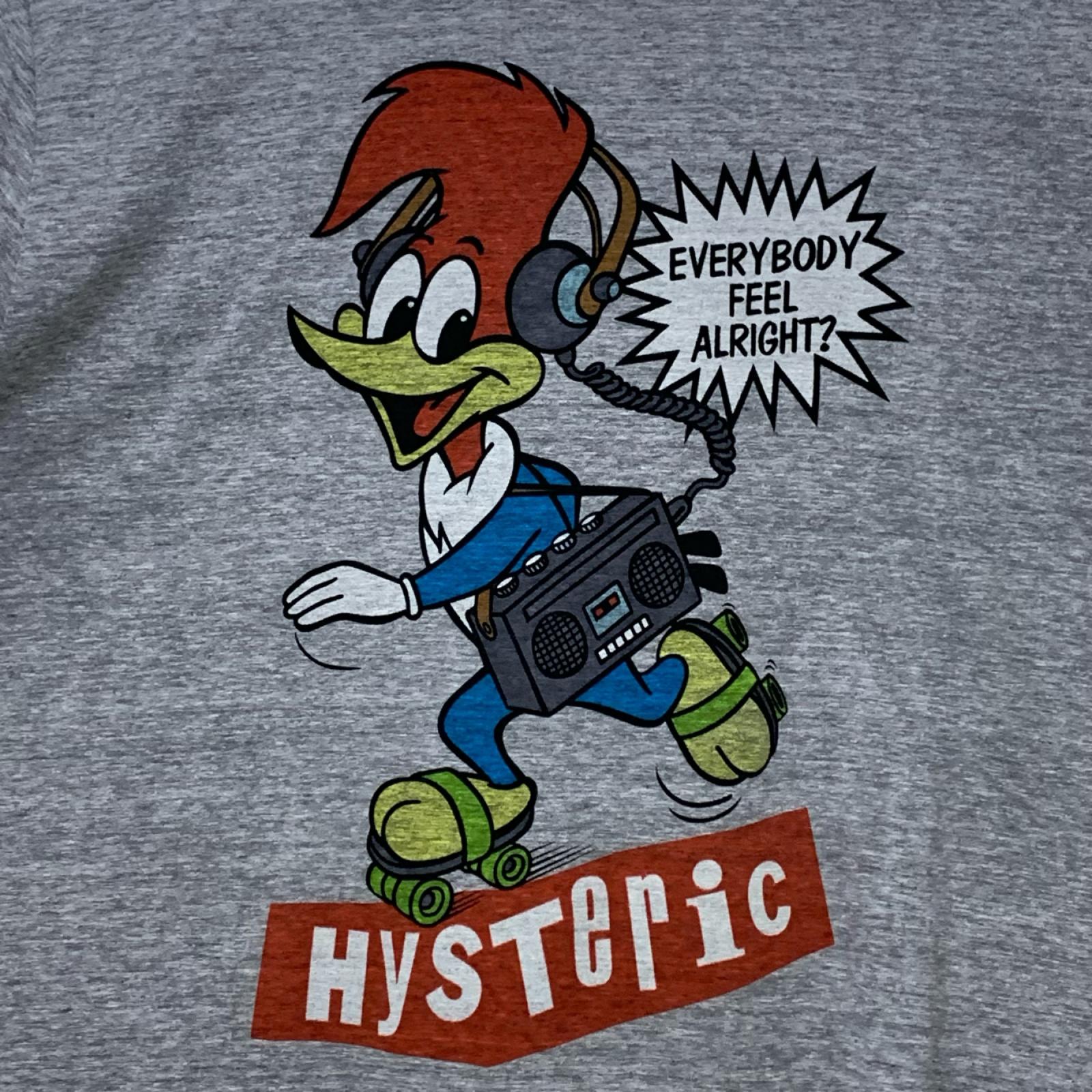 半袖Tシャツ HYSTERIC GLAMOUR WOODY WOODPECKER プリントTee M グレー M グレー