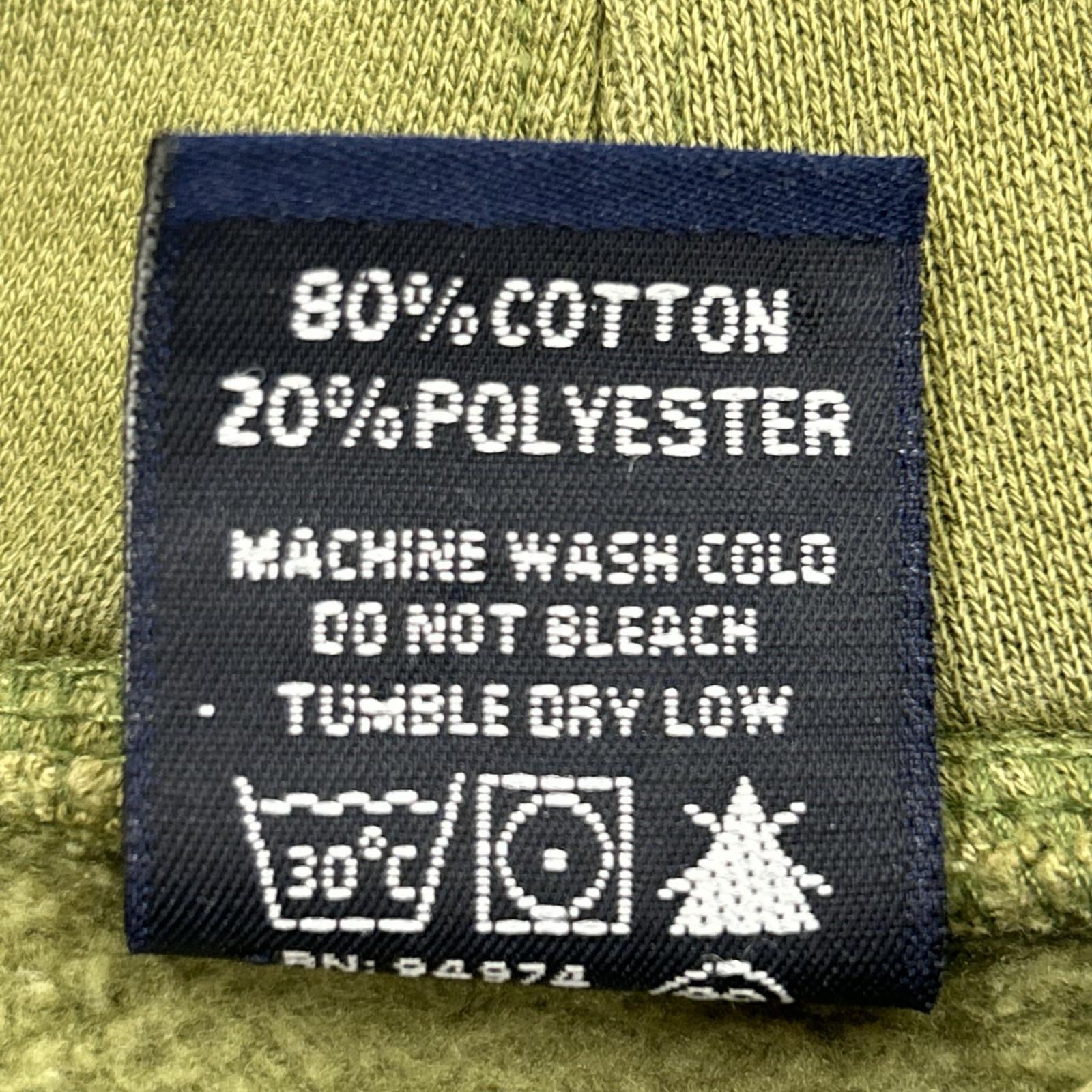 パーカー STUSSY OLD スウェットプルオーバーパーカー オリーブ (M) M