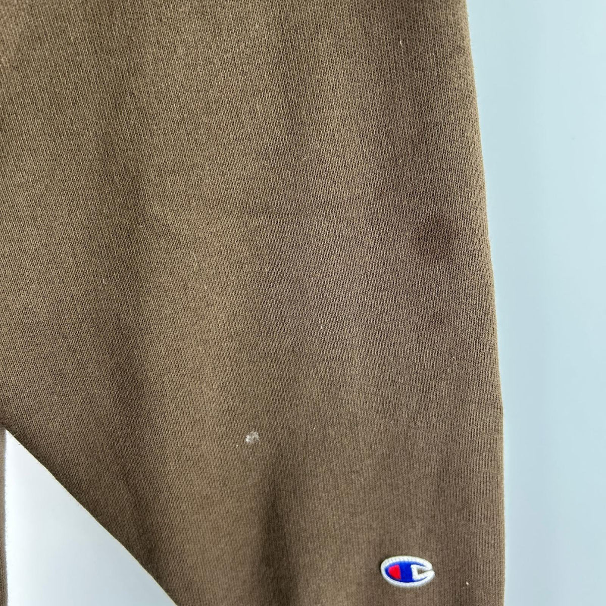 カーディガン Champion バイカラースウェットカーディガン (XL) ネイビー/ブラウン