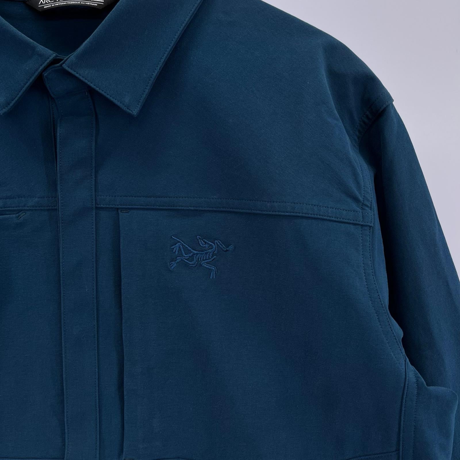 長袖シャツ ARC'TERYX Cronin Cotton Overshirt M 紺 M ネイビー