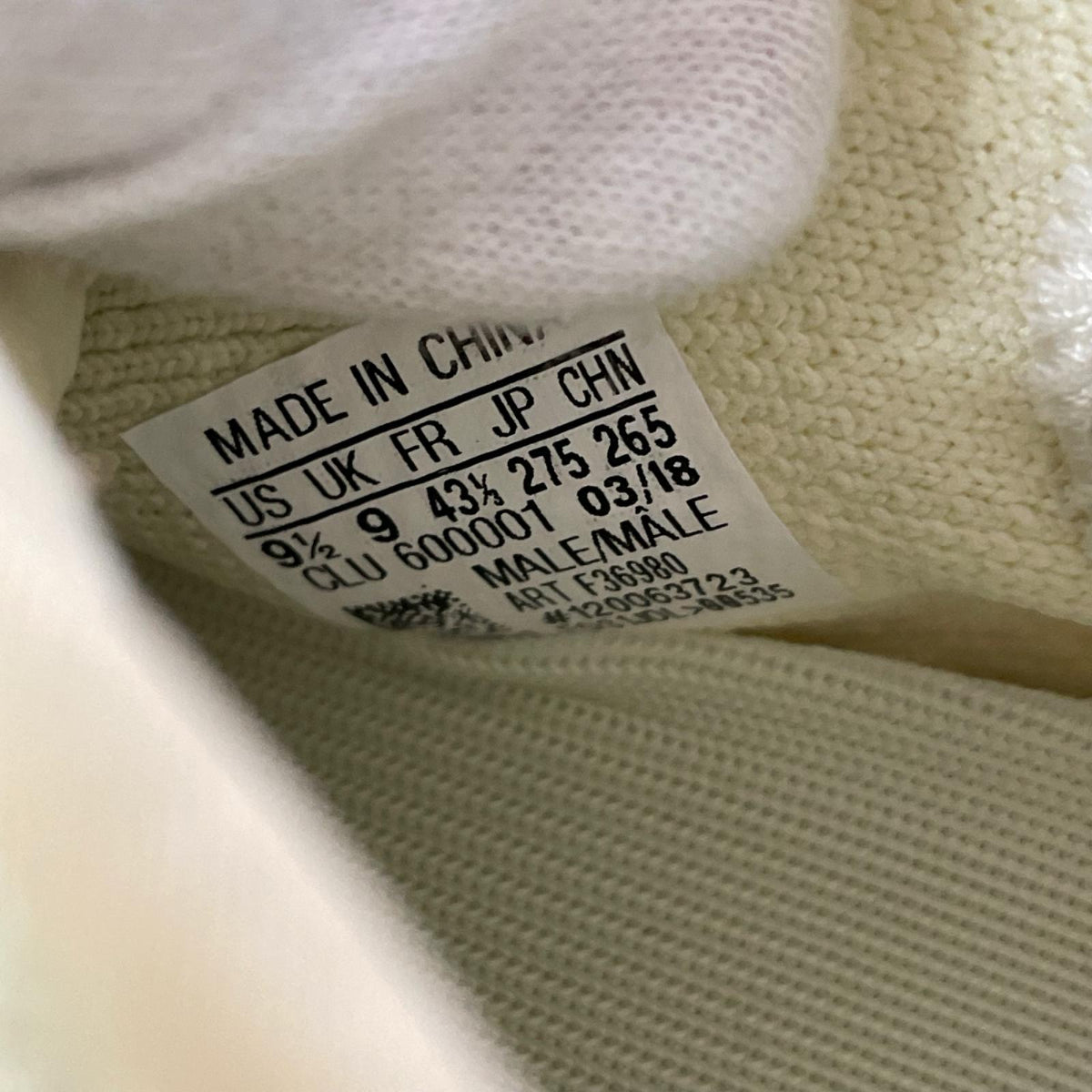 スニーカー Yeezy Boost 350 V2 BUTTER 27.5 27.5cm (US9 1/2 UK9 EU45) イエロー