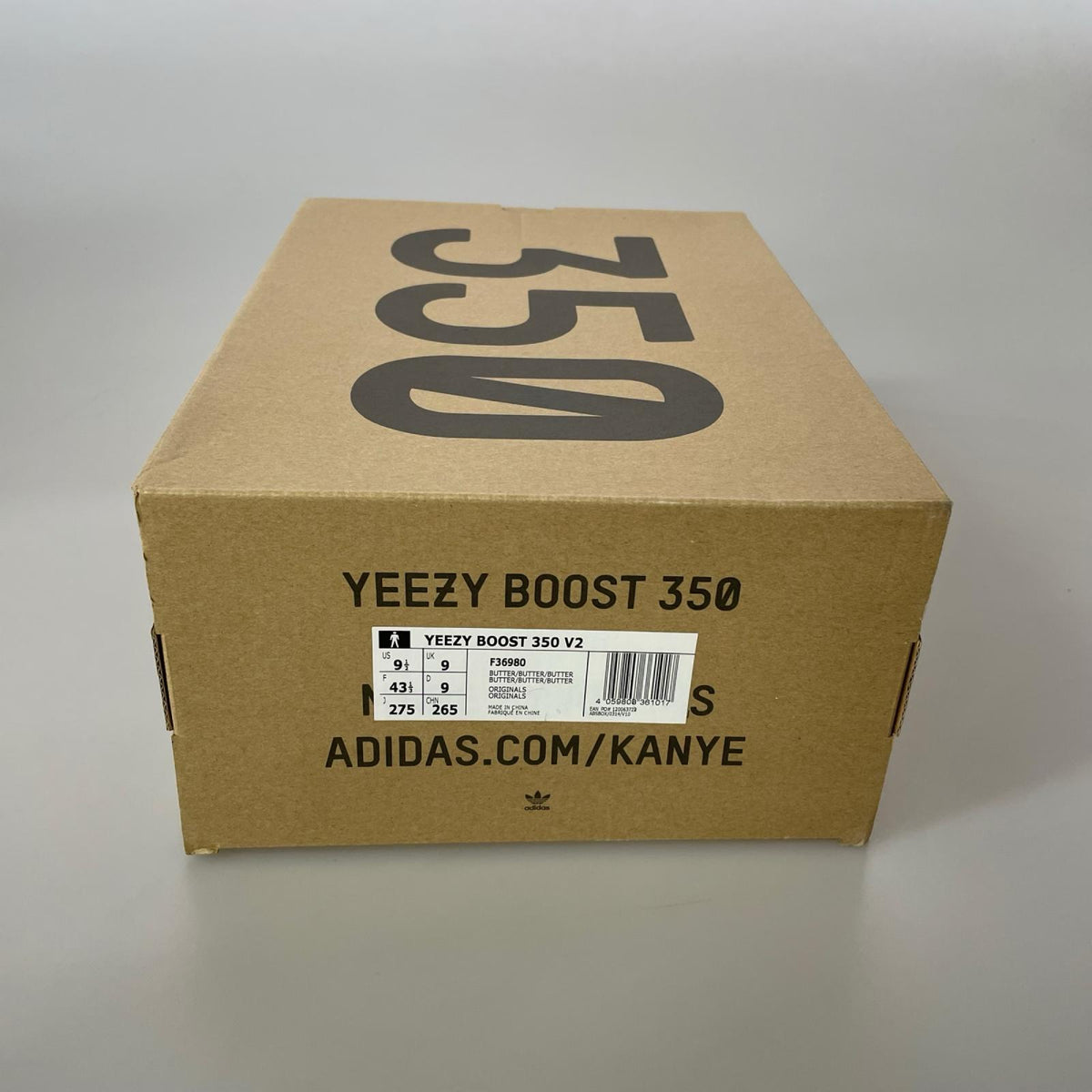 スニーカー Yeezy Boost 350 V2 BUTTER 27.5 27.5cm (US9 1/2 UK9 EU45) イエロー