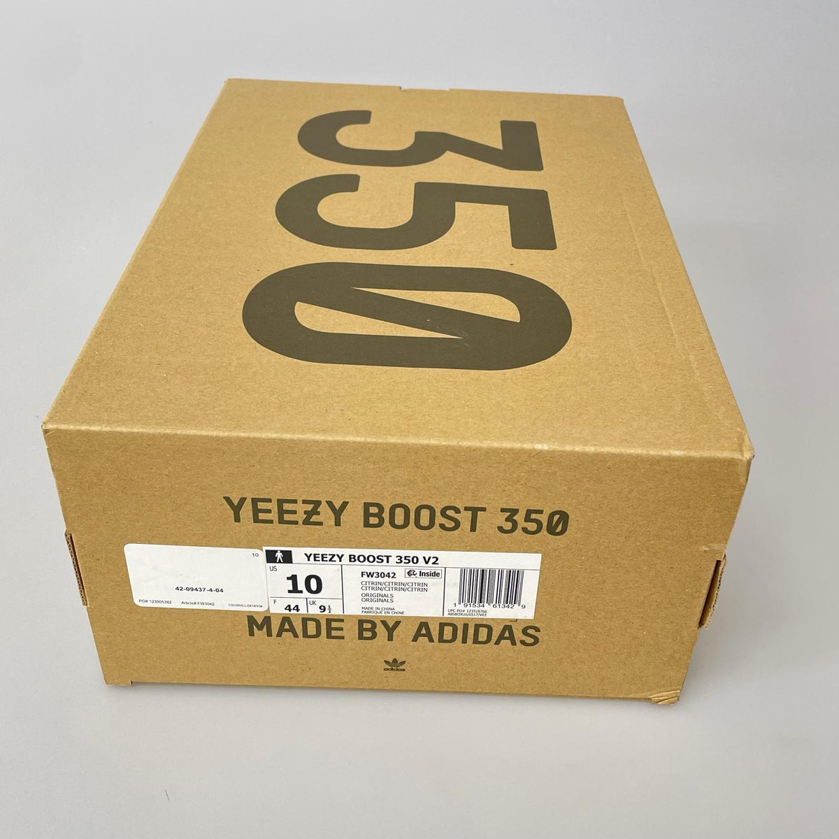 スニーカー yeezy boost 350 v2 fw3042 28cm (US10 UK9 1/2 EU46) ベージュ