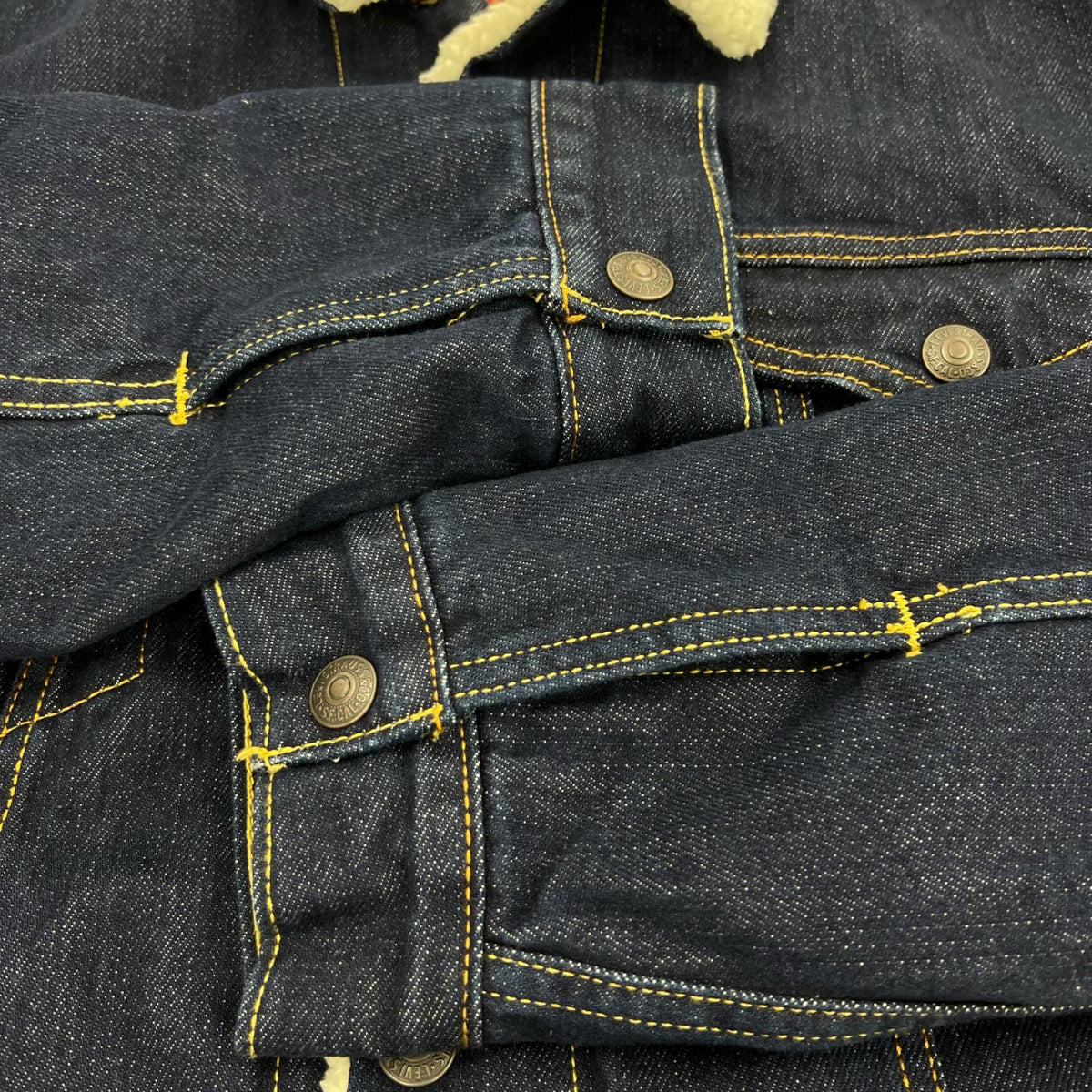 デニムジャケット Levi's STANDARD 裏ボア デニムジャケット S インディゴ S