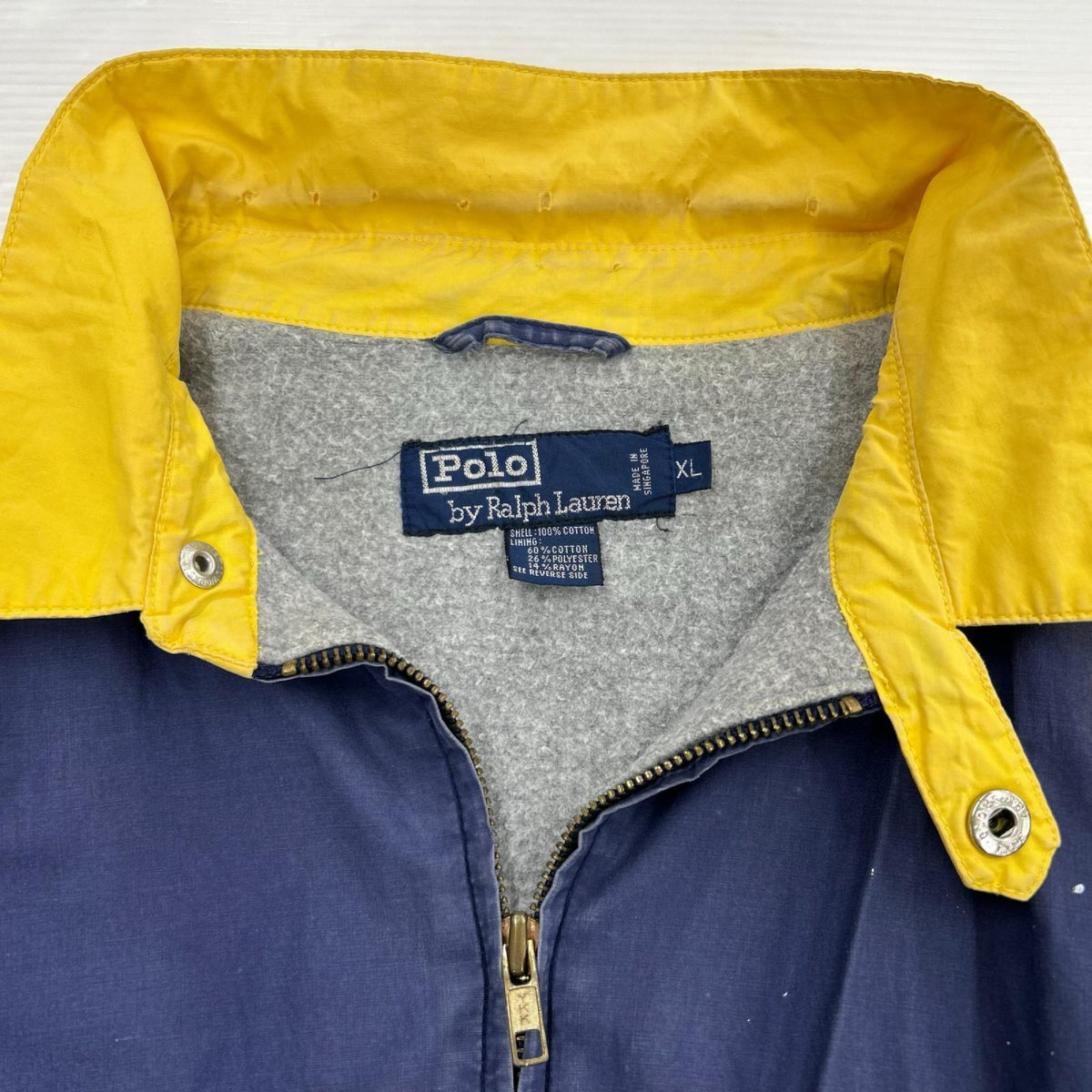 ジャケット POLO RALPH LAUREN 90s Color Block Fleece Jacket XL マルチカラー