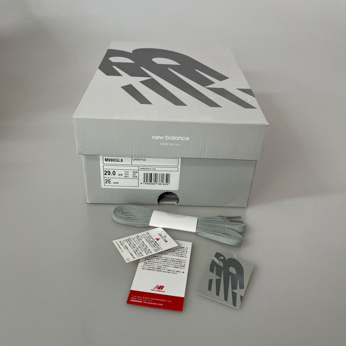 スニーカー M990GL6 GREY 29.0cm US11 29cm (US11 UK10 1/2 EU48) グレー