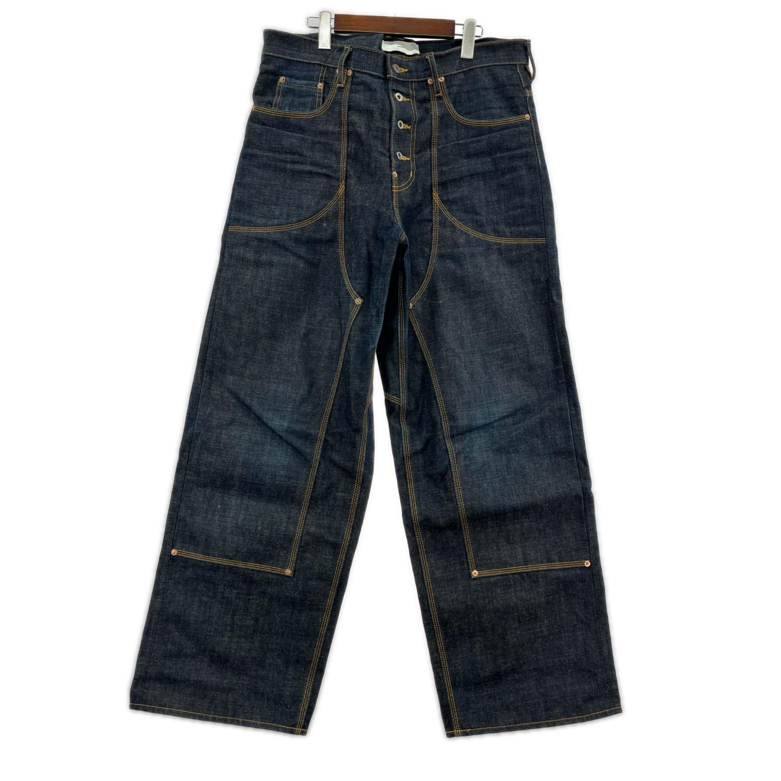 デニムパンツ DOUBLE KNEE CLASSIC DENIM W36 36 ブルー