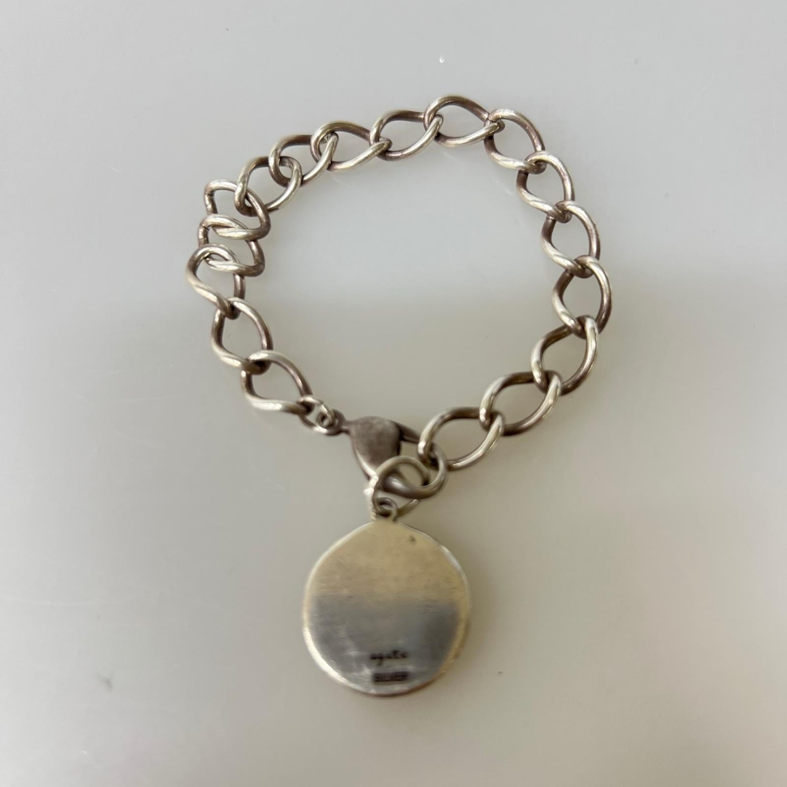 ブレスレット AGATE ペンダントトップブレスレット シルバー925 ターコイズ シルバー