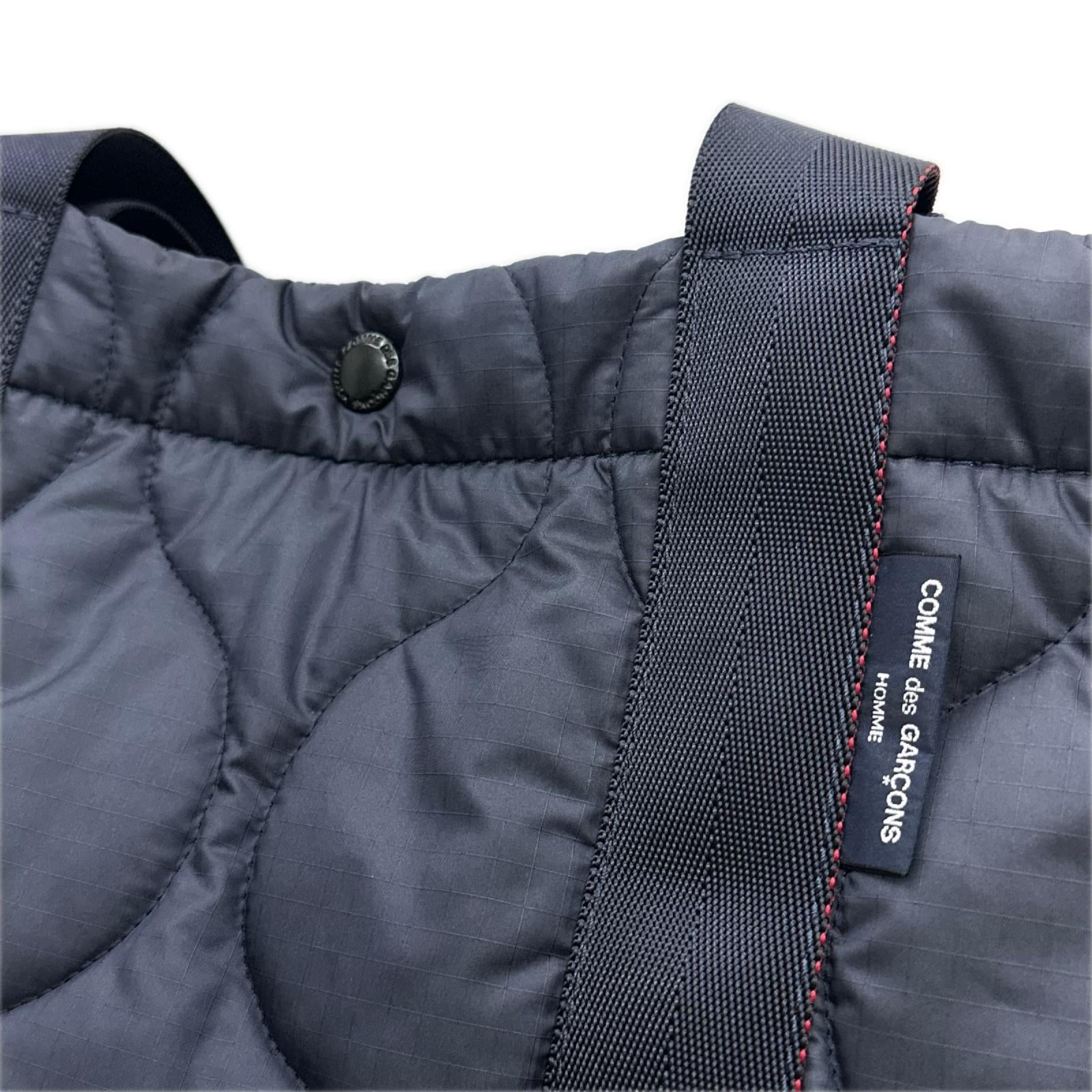 その他バッグ HOMME 23AW キルティング ナイロン トートバッグ NVY ネイビー