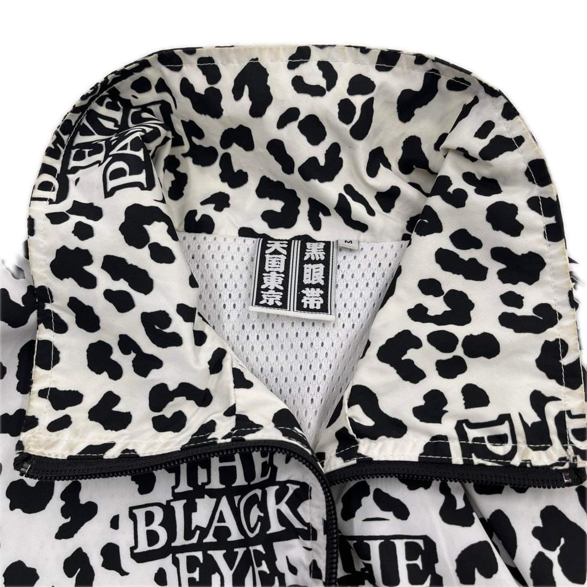 ジャケット WACKO MARIA×BLACK EYE PATCH LEOPARD TRACK JACKET M 白×黒 M
