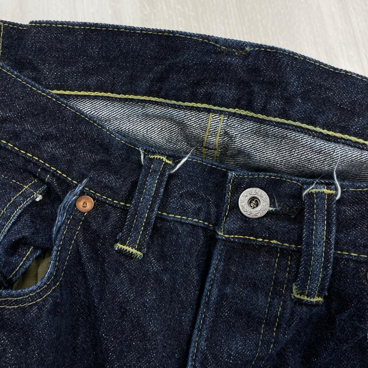 デニムパンツ TCB JEANS S40s 大戦モデル バクポケスタッズ デニムパンツ インディゴ