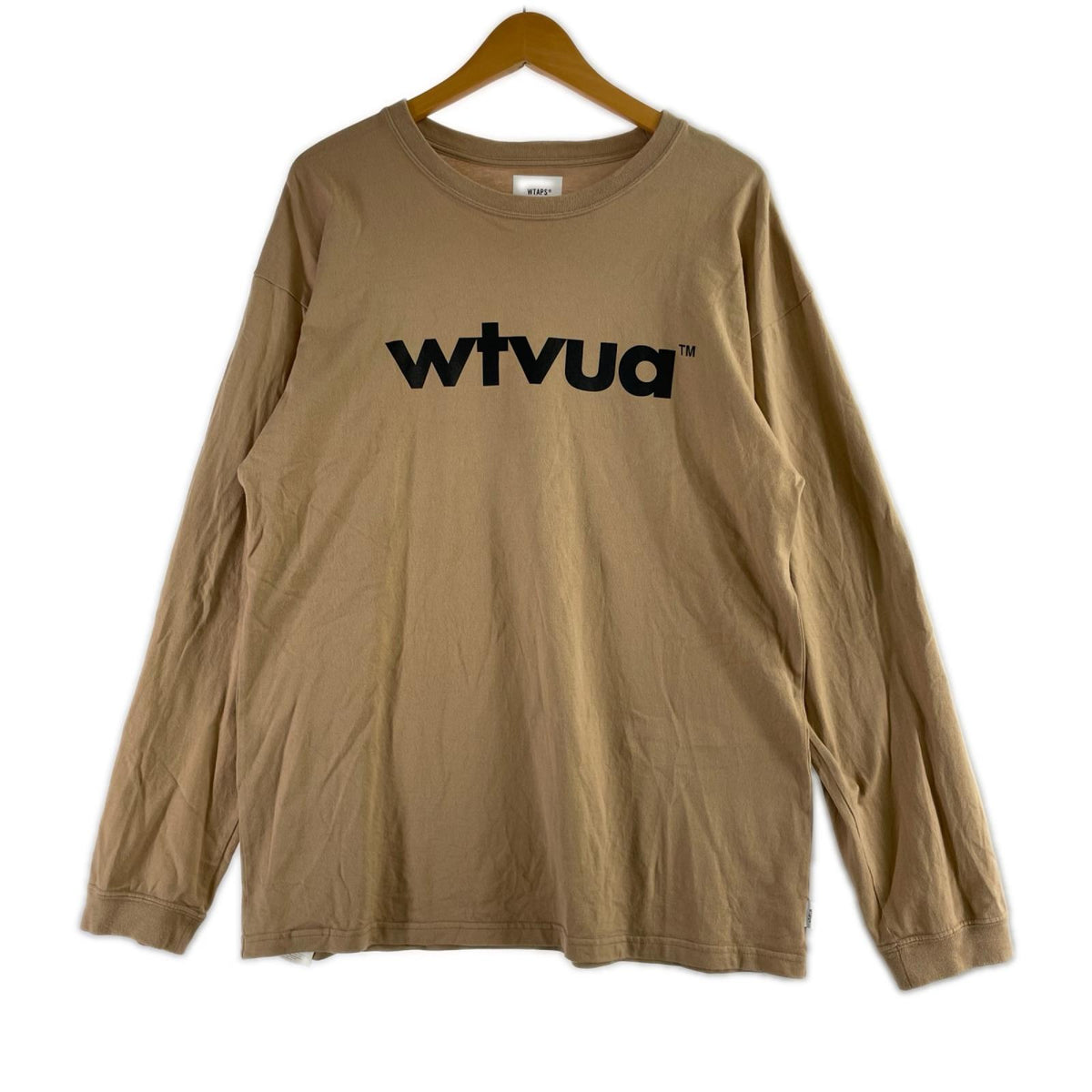 長袖Tシャツ WTVUA URBAN TERRITORY BEG (03) ベージュ