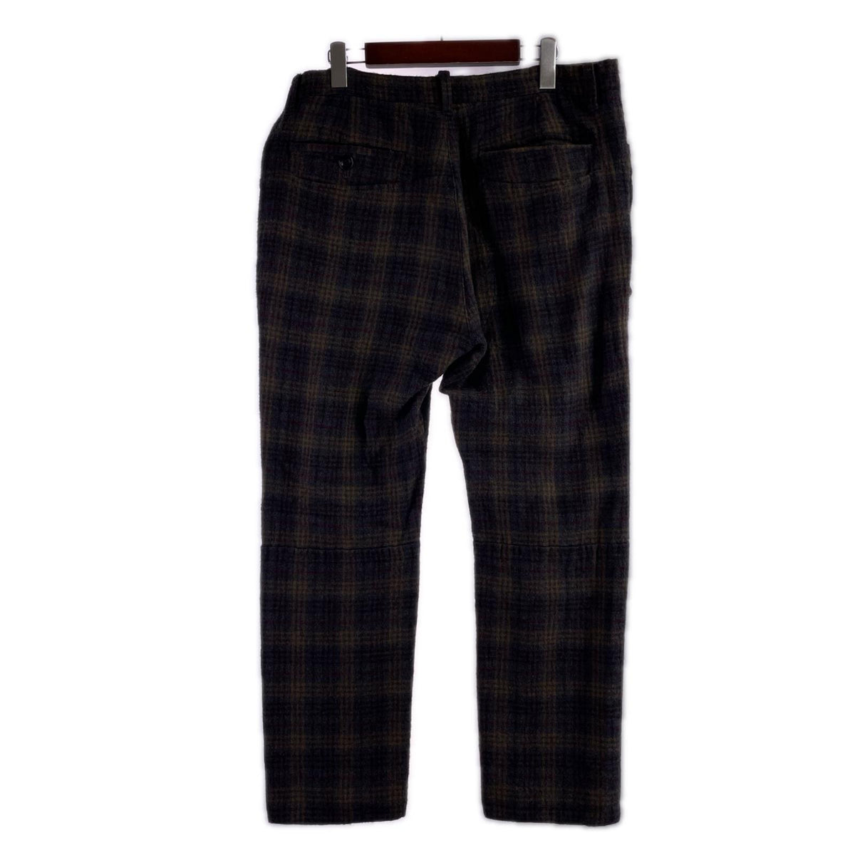 パンツ 12AW サイコカラ―期 縮絨ウールパンツ チェック (4) 4