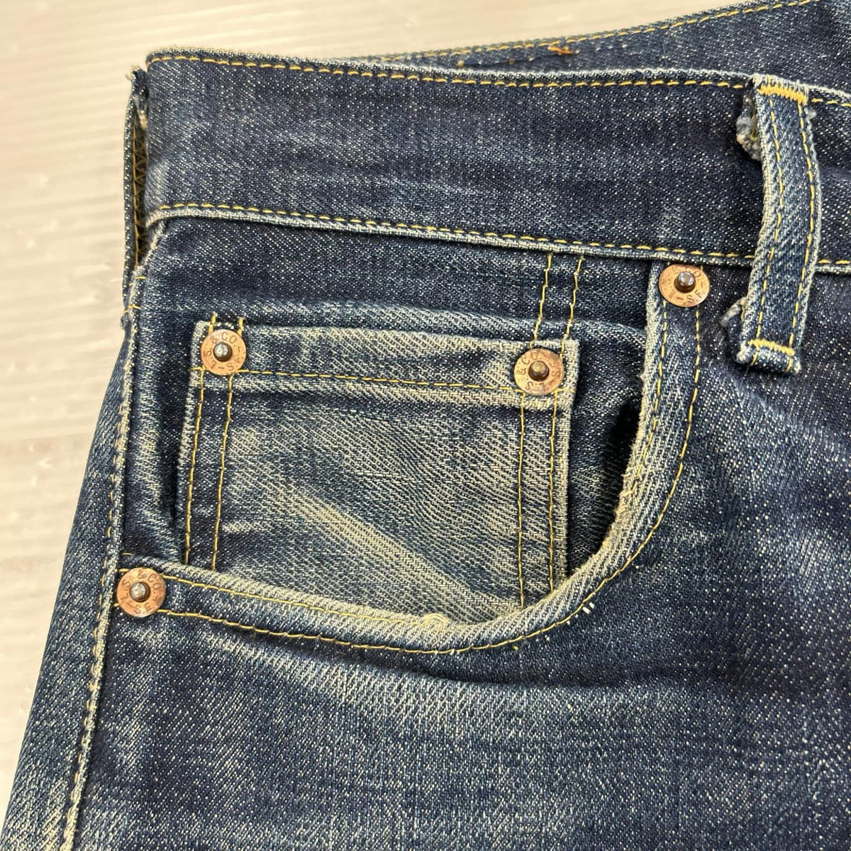 デニムパンツ 503BXX 日本製 復刻 ボタン裏J22 29 ネイビー