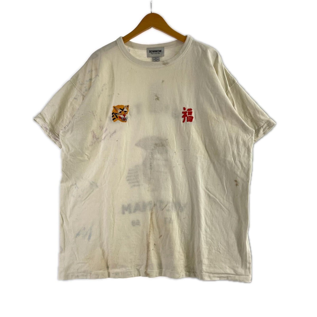 半袖Tシャツ 26SS BOWBOW VIETNAM 8812 TEE AGED (M) ホワイト