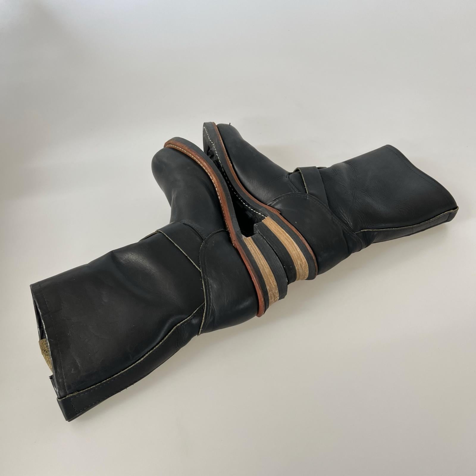 ブーツ RED WING 9085 エンジニアードブーツ 黒 (27.0) 27cm (US9 UK8 1/2 EU44) ブラック