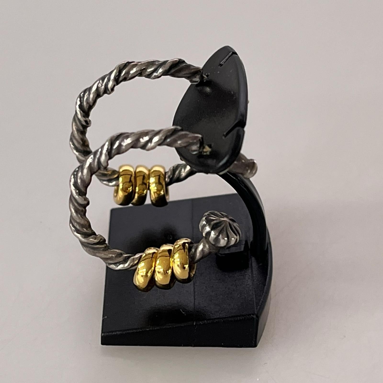 その他アクセサリー ツイストフープピアス シルバー