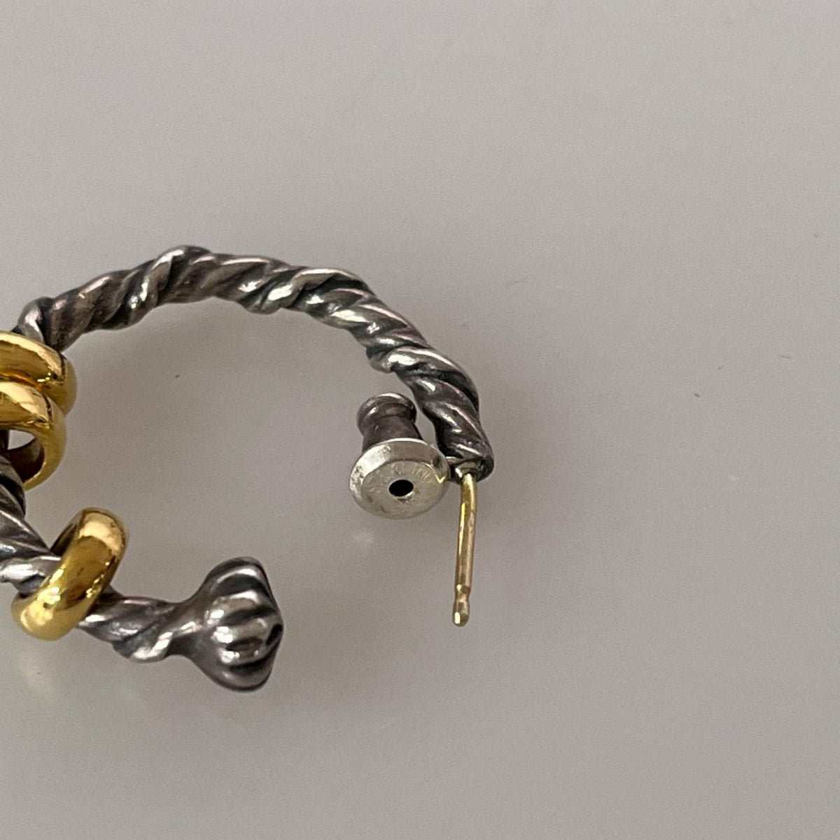 その他アクセサリー ツイストフープピアス シルバー