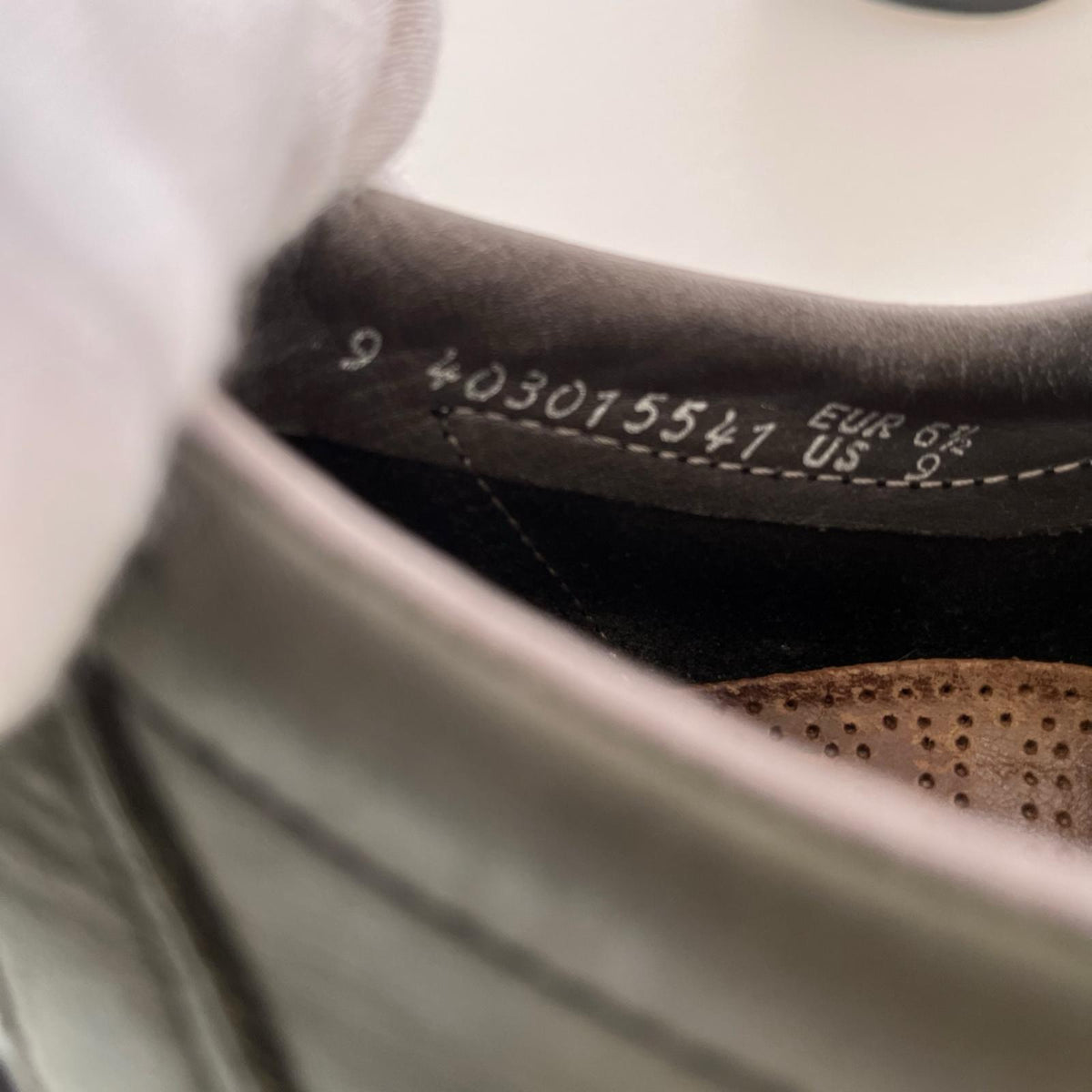 スニーカー MEPHISTO レザーシューズ グリーン グリーン
