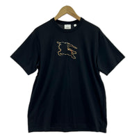半袖Tシャツ BURBERRY EKD INLAY ホースプリントTee XS ブラック ブラック