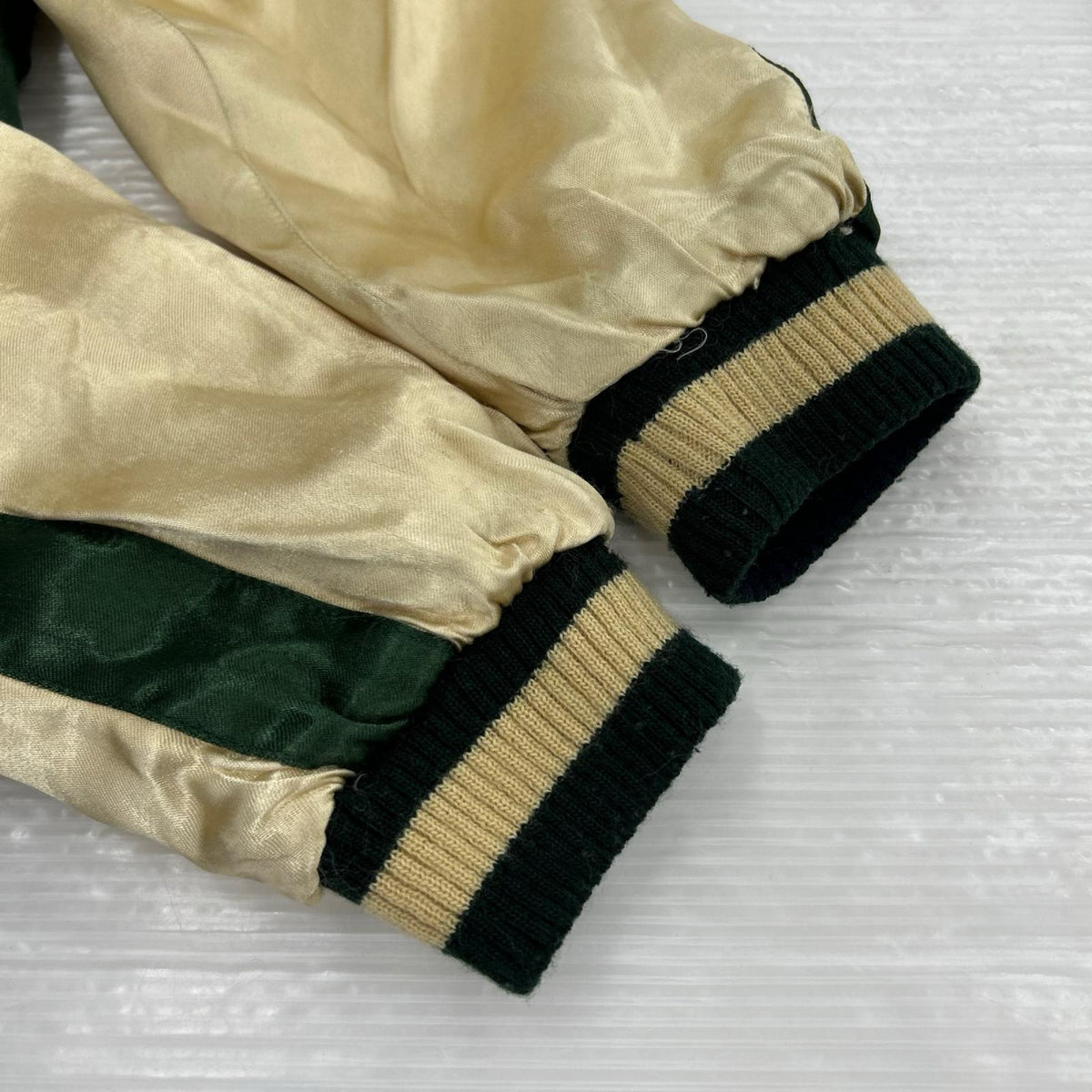 ブルゾン リバーシブル スカジャン 戦闘機 竹林 紫緑 (L) L
